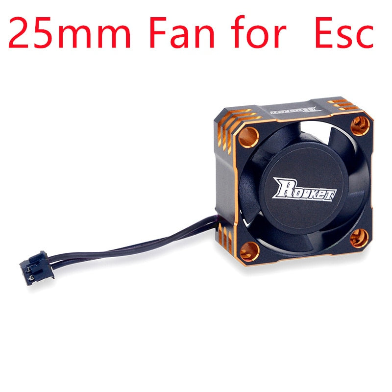 Rocket RC Fan 25mm 30mm 35mm 40mm 50mm SURPASS HOBBY Heat Dissipation Cooling Fan for for 1/10 1/8 Brushless Motor RC Car Part.