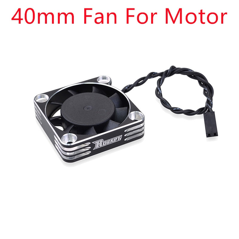 Rocket RC Fan 25mm 30mm 35mm 40mm 50mm SURPASS HOBBY Heat Dissipation Cooling Fan for for 1/10 1/8 Brushless Motor RC Car Part.