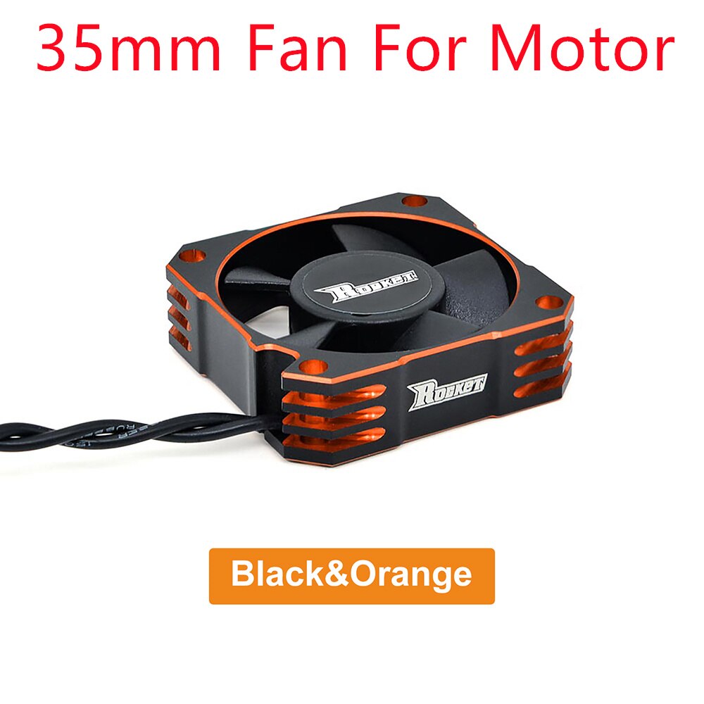 Rocket RC Fan 25mm 30mm 35mm 40mm 50mm SURPASS HOBBY Heat Dissipation Cooling Fan for for 1/10 1/8 Brushless Motor RC Car Part.