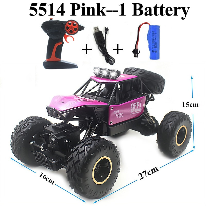 Paisible Electric 4WD RC Car Remote Control Toy Bubble Machine On Radio Control 4x4 Drive Rock Crawler Toy For Boys Girls 5514