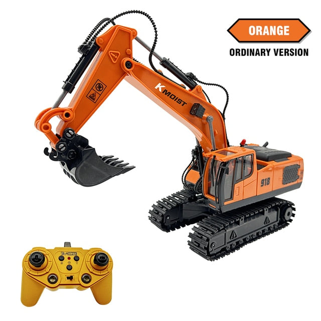 RC Excavator 1:20 Remote Control Truck 2.4G RC Crawler Engineering Vehicle Excavator Truck Radio Control Children's Day Gifts
