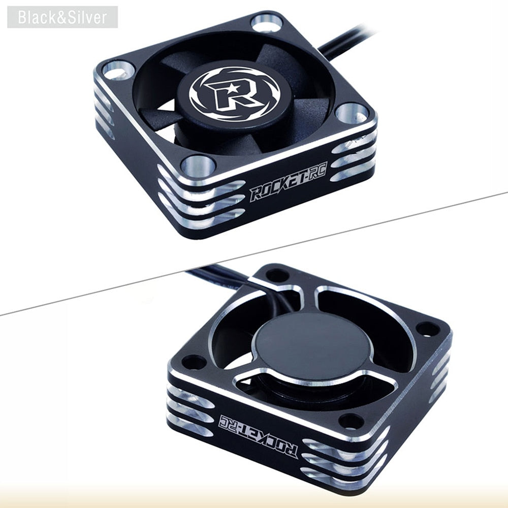 Rocket RC Fan 25mm 30mm 35mm 40mm 50mm SURPASS HOBBY Heat Dissipation Cooling Fan for for 1/10 1/8 Brushless Motor RC Car Part.