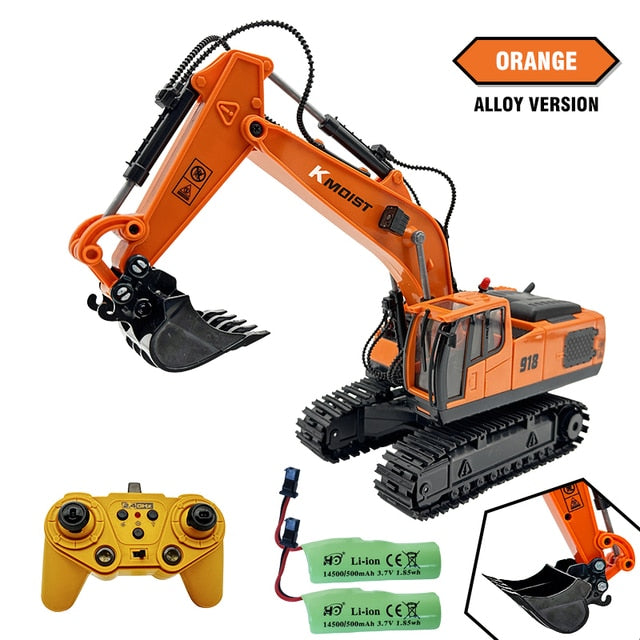 RC Excavator 1:20 Remote Control Truck 2.4G RC Crawler Engineering Vehicle Excavator Truck Radio Control Children's Day Gifts