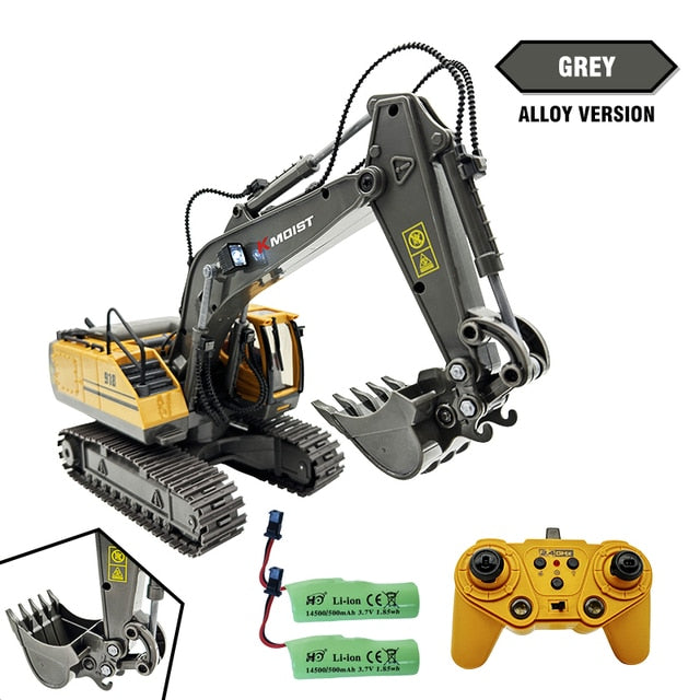 RC Excavator 1:20 Remote Control Truck 2.4G RC Crawler Engineering Vehicle Excavator Truck Radio Control Children's Day Gifts