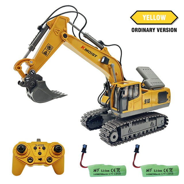 RC Excavator 1:20 Remote Control Truck 2.4G RC Crawler Engineering Vehicle Excavator Truck Radio Control Children's Day Gifts