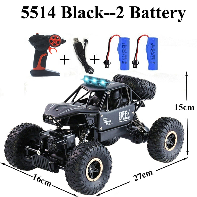 Paisible Electric 4WD RC Car Remote Control Toy Bubble Machine On Radio Control 4x4 Drive Rock Crawler Toy For Boys Girls 5514