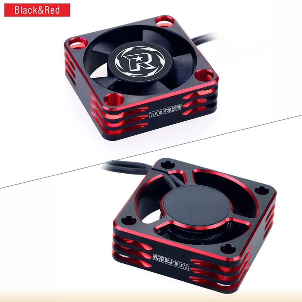Rocket RC Fan 25mm 30mm 35mm 40mm 50mm SURPASS HOBBY Heat Dissipation Cooling Fan for for 1/10 1/8 Brushless Motor RC Car Part.
