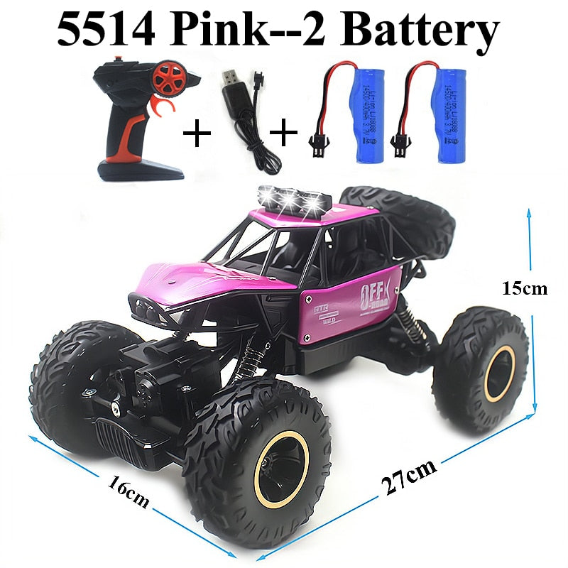 Paisible Electric 4WD RC Car Remote Control Toy Bubble Machine On Radio Control 4x4 Drive Rock Crawler Toy For Boys Girls 5514