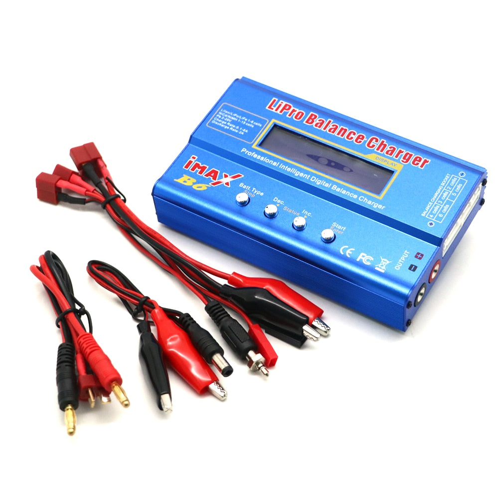 IMAX B6 80W Battery Charger Lipo NiMh Li-ion Ni-Cd Digital Lipro Balance Charger Discharger + AC Power 12V 5A Adapter For Rc Car