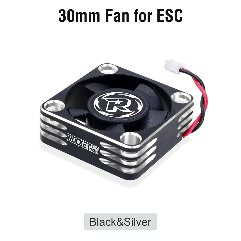 Rocket RC Fan 25mm 30mm 35mm 40mm 50mm SURPASS HOBBY Heat Dissipation Cooling Fan for for 1/10 1/8 Brushless Motor RC Car Part.