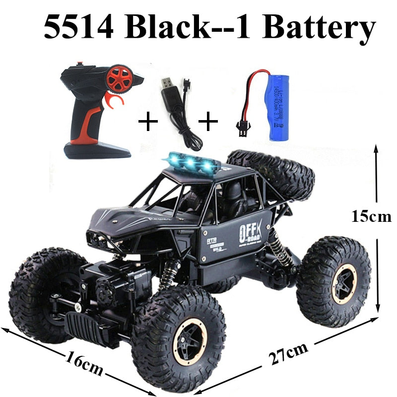 Paisible Electric 4WD RC Car Remote Control Toy Bubble Machine On Radio Control 4x4 Drive Rock Crawler Toy For Boys Girls 5514