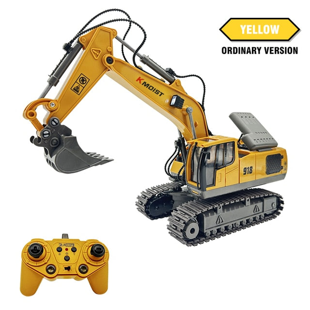 RC Excavator 1:20 Remote Control Truck 2.4G RC Crawler Engineering Vehicle Excavator Truck Radio Control Children's Day Gifts