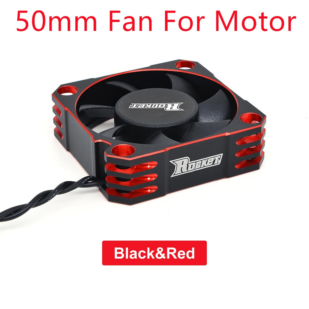 Rocket RC Fan 25mm 30mm 35mm 40mm 50mm SURPASS HOBBY Heat Dissipation Cooling Fan for for 1/10 1/8 Brushless Motor RC Car Part.