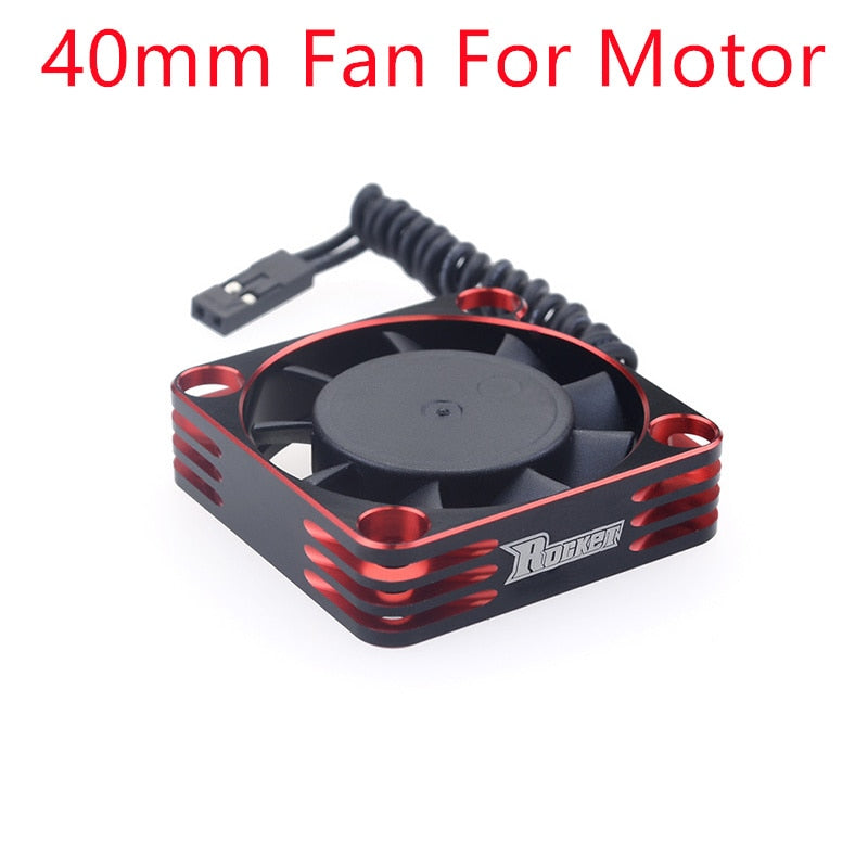 Rocket RC Fan 25mm 30mm 35mm 40mm 50mm SURPASS HOBBY Heat Dissipation Cooling Fan for for 1/10 1/8 Brushless Motor RC Car Part.