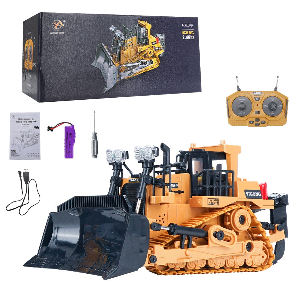 1:20 RC Excavator Dumper RC Car 2.4G Remote Control Engineering Vehicle Crawler Truck Bulldozer Children Toys for Boys Kids Gift