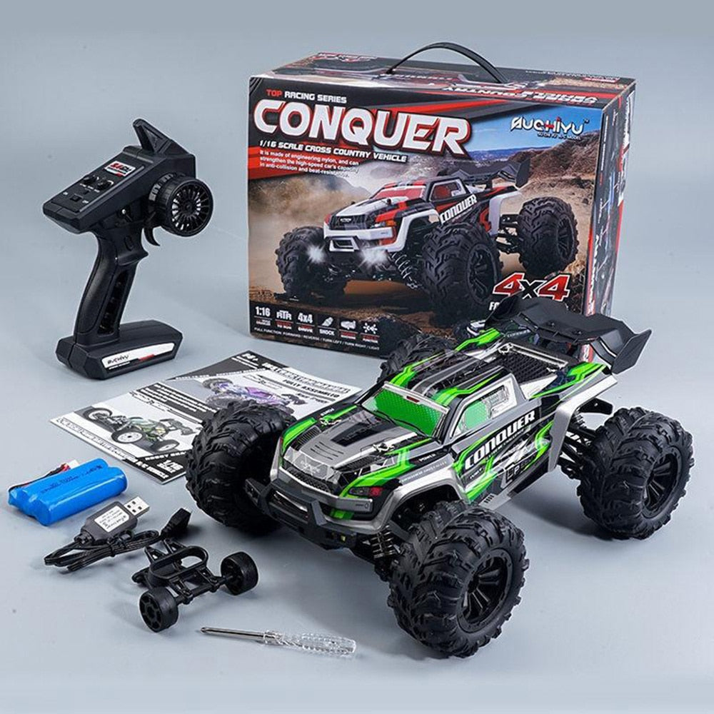 2023 New 1:16 Scale Large RC Cars 50km/h High Speed RC Cars Toys for Boys Remote Control Car 2.4G 4WD Off Road Monster Truck