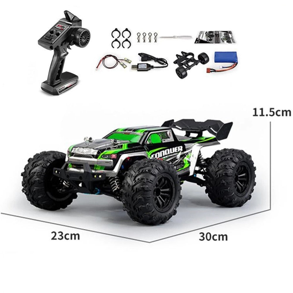 2023 New 1:16 Scale Large RC Cars 50km/h High Speed RC Cars Toys for Boys Remote Control Car 2.4G 4WD Off Road Monster Truck