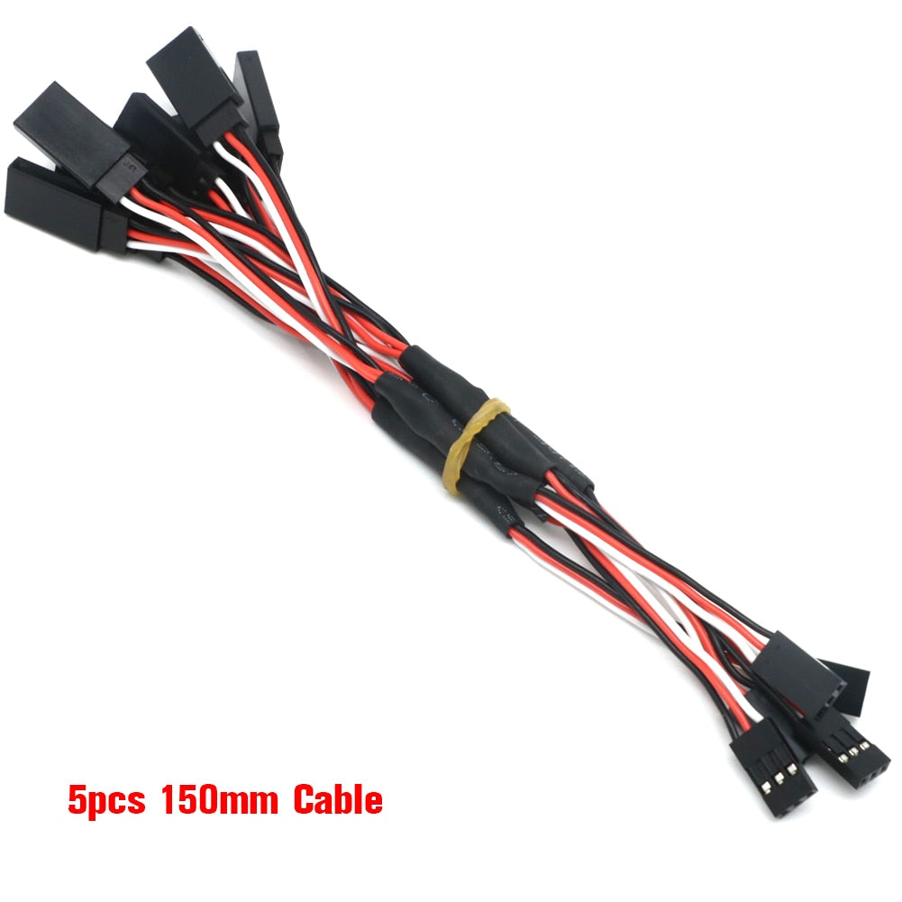 5 pièces 60 noyaux 10/15/20/30/50 cm-200 cm RC Servo Y rallonge câble fil de plomb pour RC Servo 5 pièces 60 noyaux 10/15/20/30/50 cm-200 cm RC Servo Y rallonge câble fil de plomb pour RC Servo