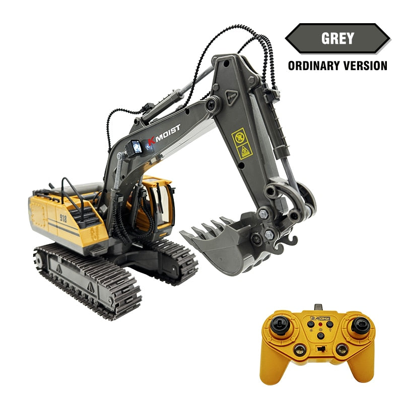 1:20 RC Excavator Dumper RC Car 2.4G Remote Control Engineering Vehicle Crawler Truck Bulldozer Children Toys for Boys Kids Gift