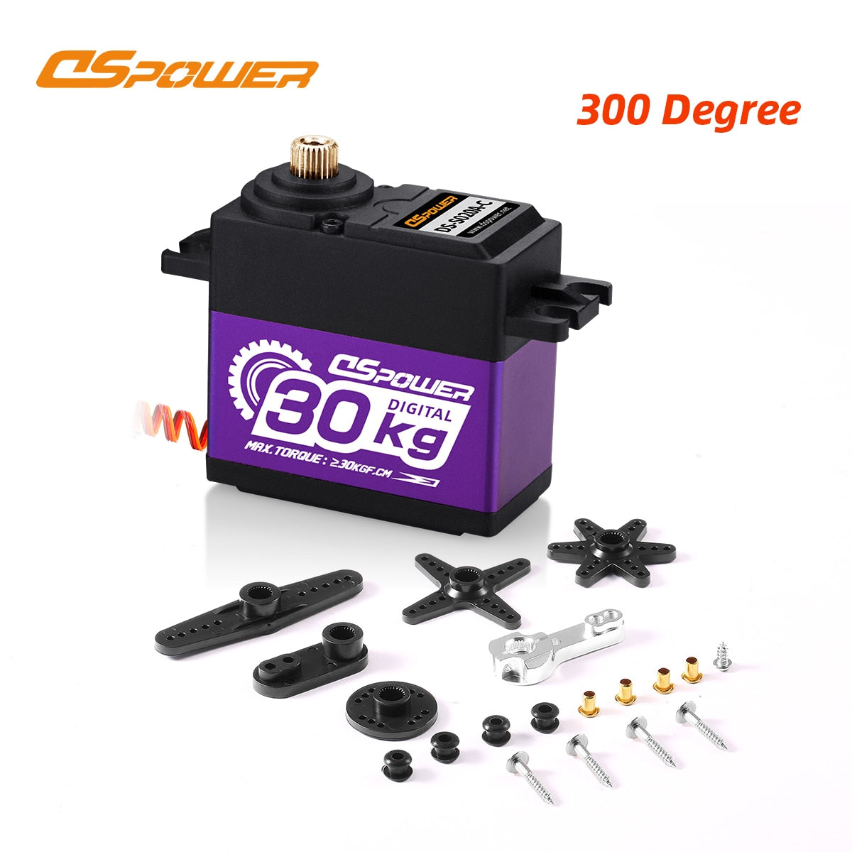 DSpower waterproof Servo high torque brushless motor Digital servo 35kg 70kg RC servo for 1/8 1/10 RC car Robot Boat helicopter