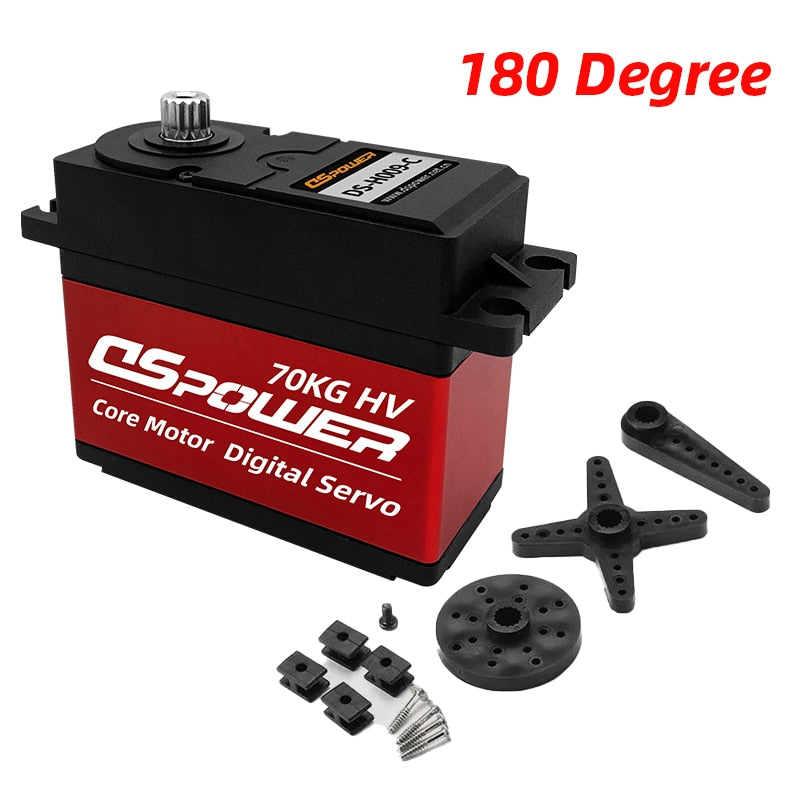 DSpower waterproof Servo high torque brushless motor Digital servo 35kg 70kg RC servo for 1/8 1/10 RC car Robot Boat helicopter