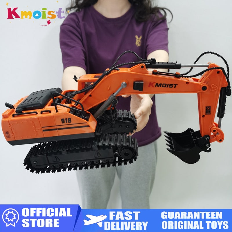 1:20 RC Excavator Dumper RC Car 2.4G Remote Control Engineering Vehicle Crawler Truck Bulldozer Children Toys for Boys Kids Gift