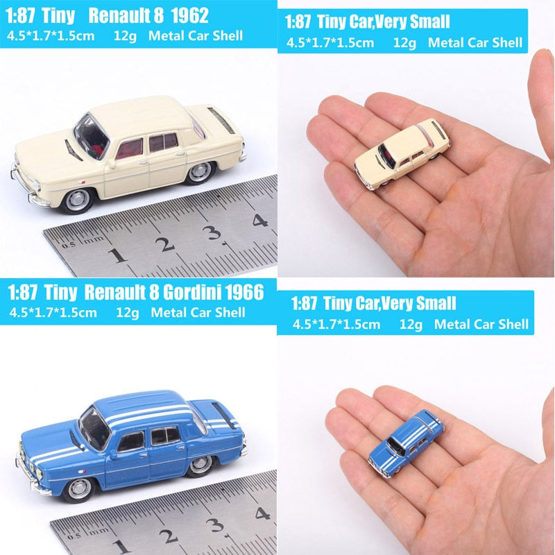 1/87 Tiny Scales Universal Hobbies Renault 8 1962 Renault 8 Gordini 1966 Diecasts &amp; Vehicle Car Model Toys Miniatures Collection